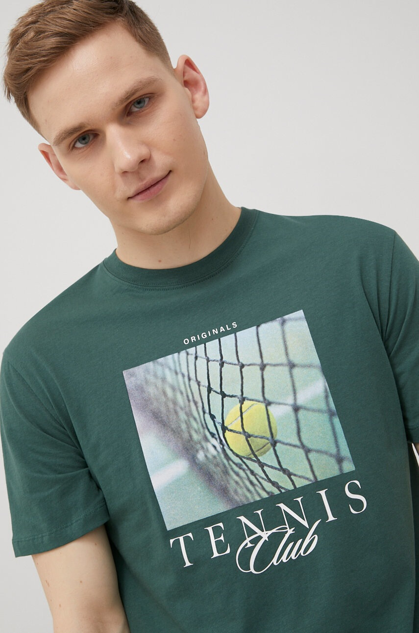 Jack & Jones Памучна тениска - Pepit.bg