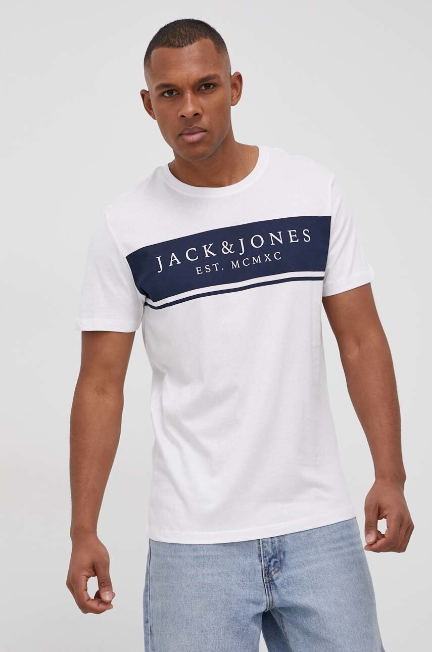 Jack & Jones Памучна тениска - Pepit.bg
