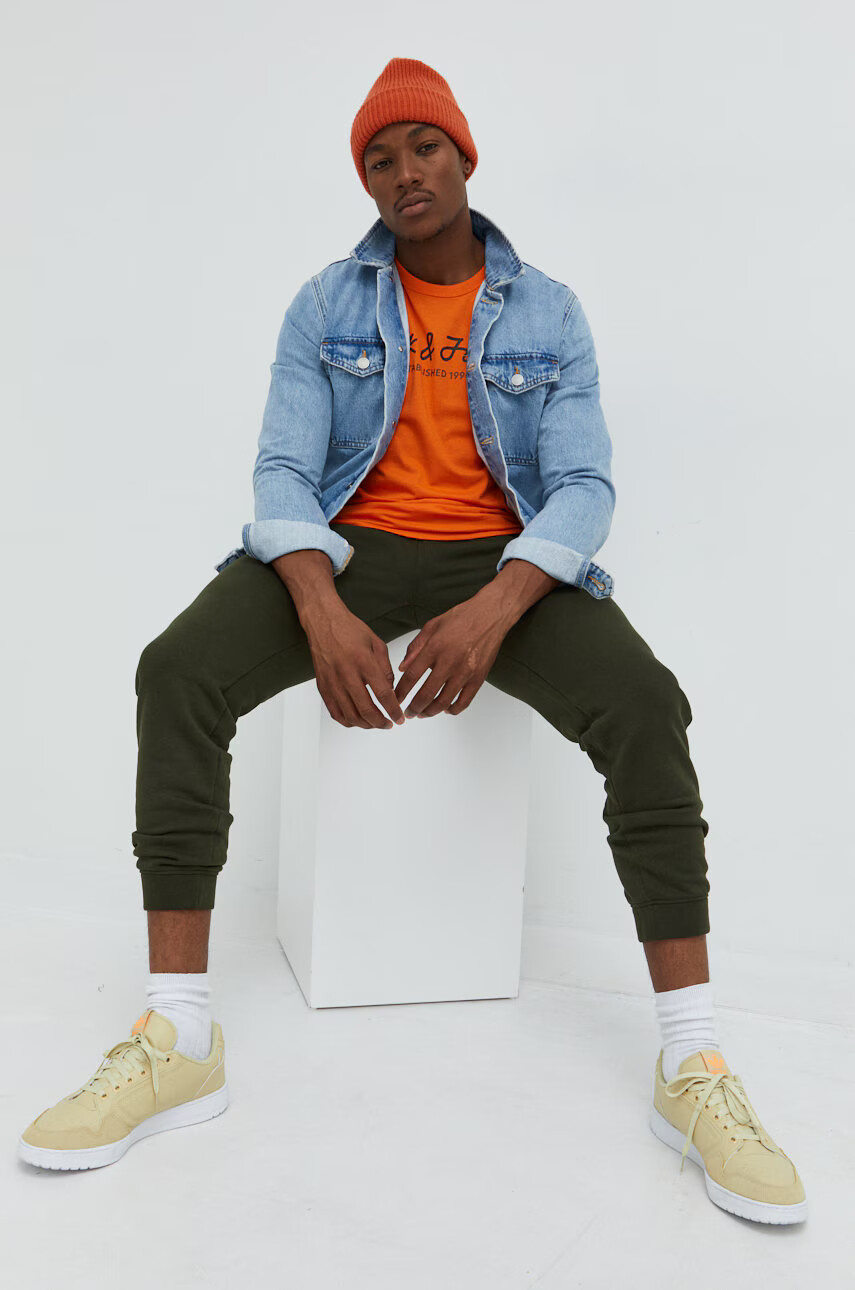 Jack & Jones Памучна тениска Jcoberg - Pepit.bg