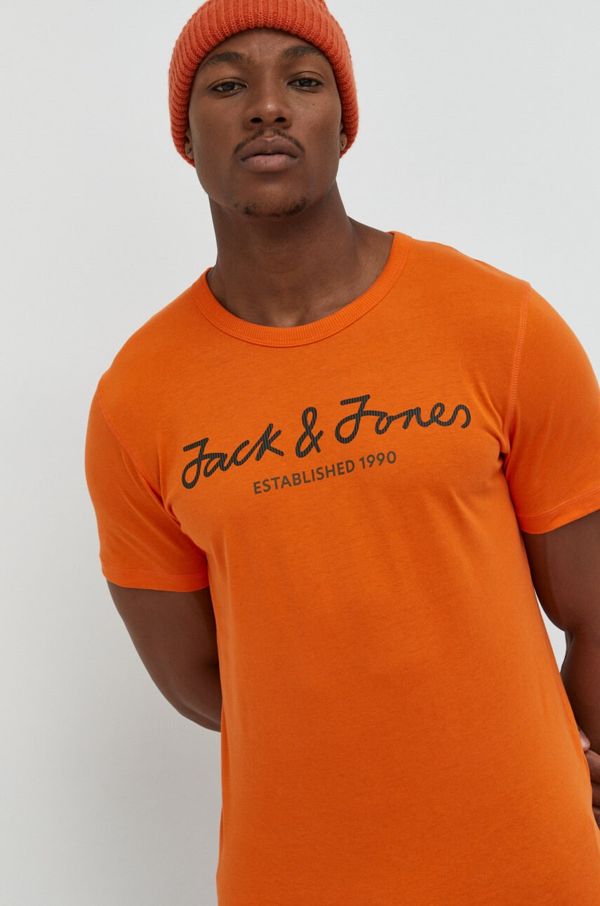 Jack & Jones Памучна тениска Jcoberg - Pepit.bg