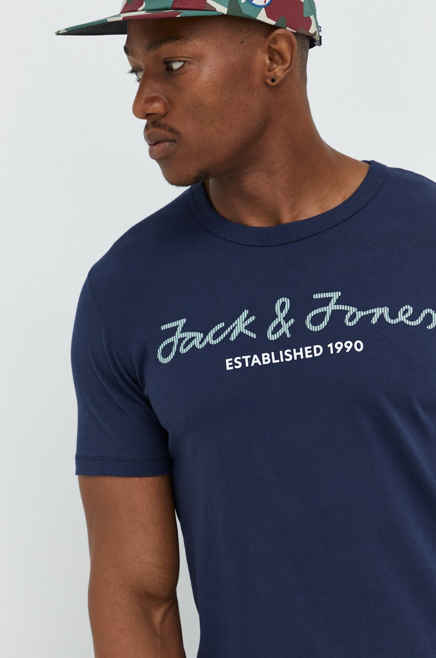 Jack & Jones Памучна тениска Jcoberg - Pepit.bg