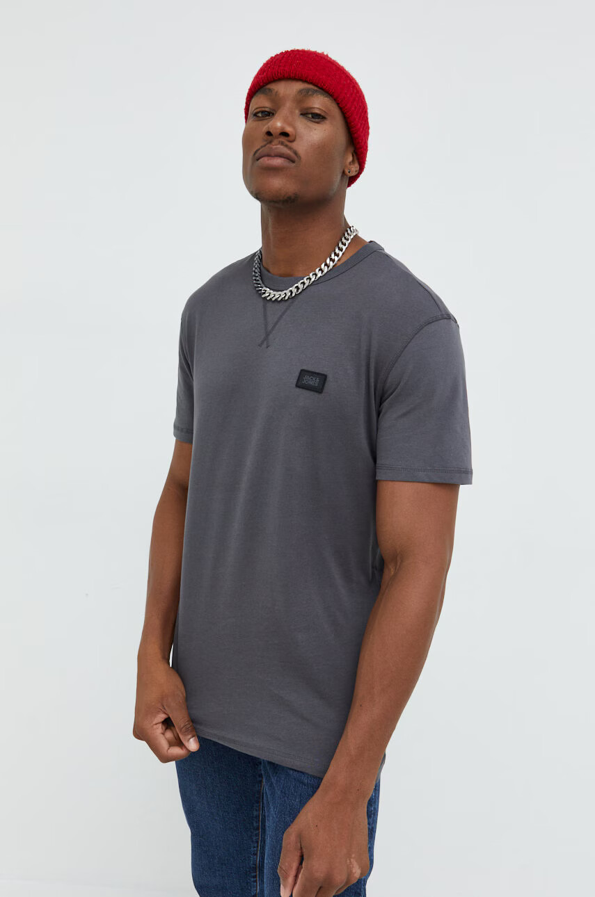 Jack & Jones Памучна тениска Jcoclassic - Pepit.bg