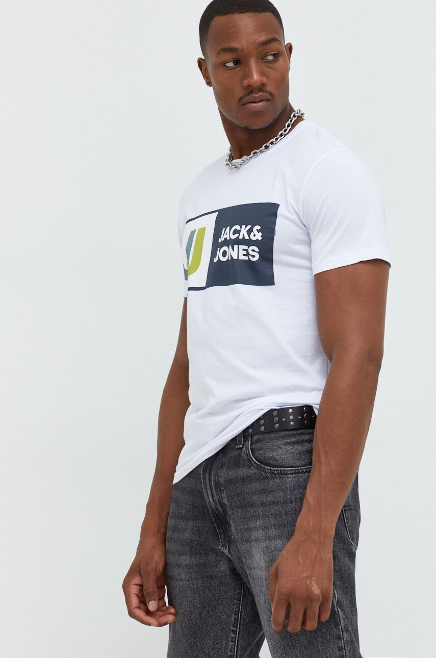 Jack & Jones Памучна тениска Jcologan - Pepit.bg