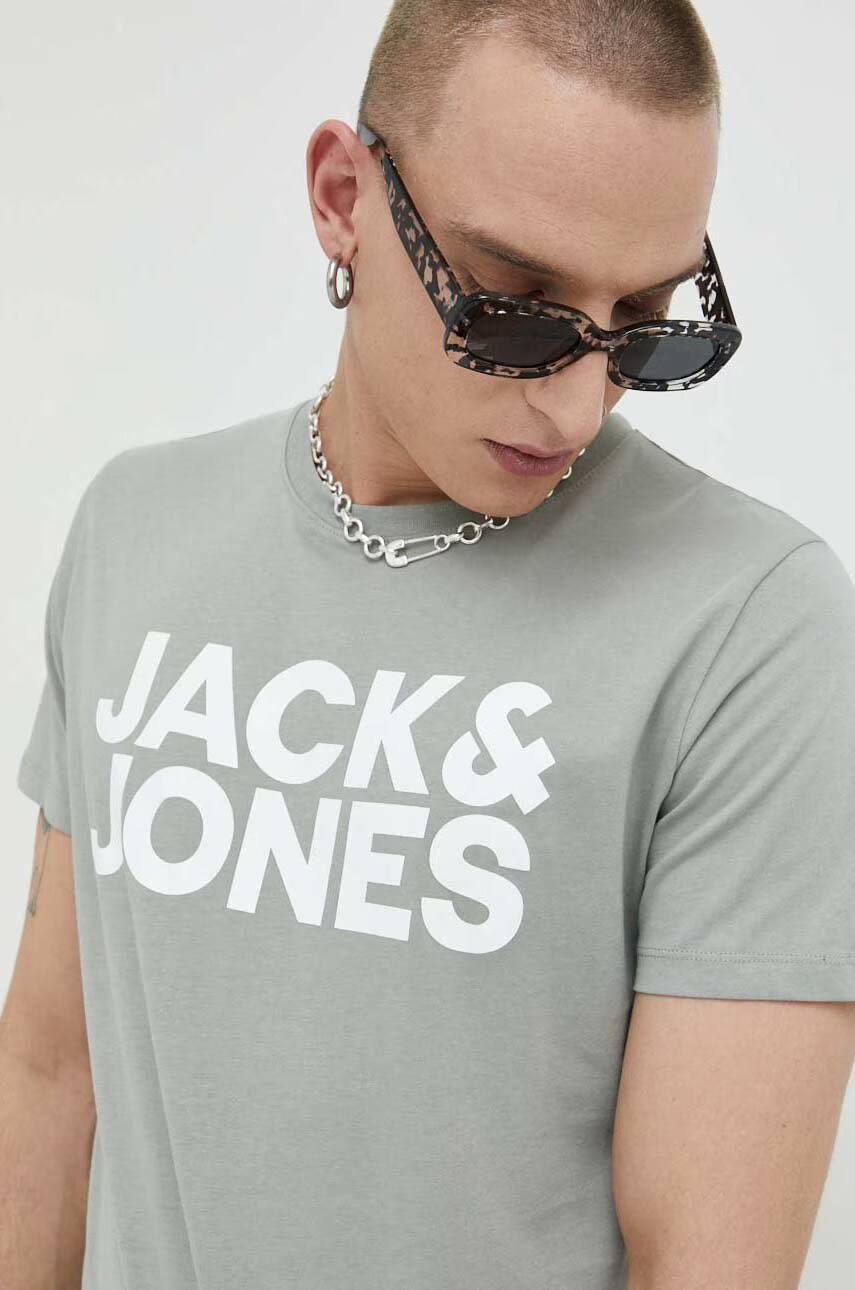 Jack & Jones Памучна тениска JJECORP - Pepit.bg