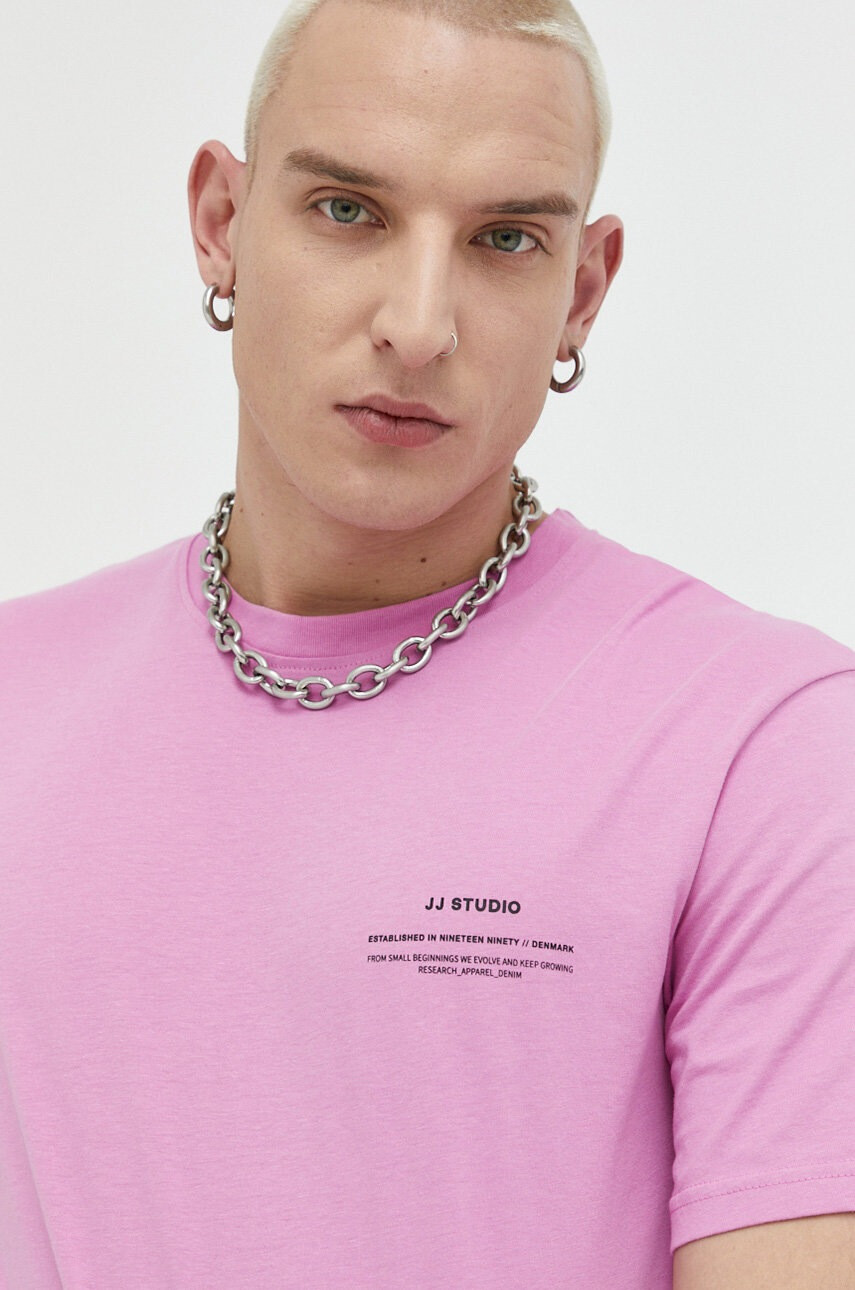 Jack & Jones Памучна тениска JJEFELIX - Pepit.bg