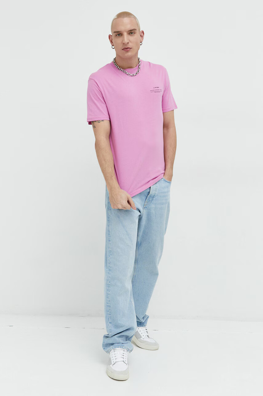 Jack & Jones Памучна тениска JJEFELIX - Pepit.bg