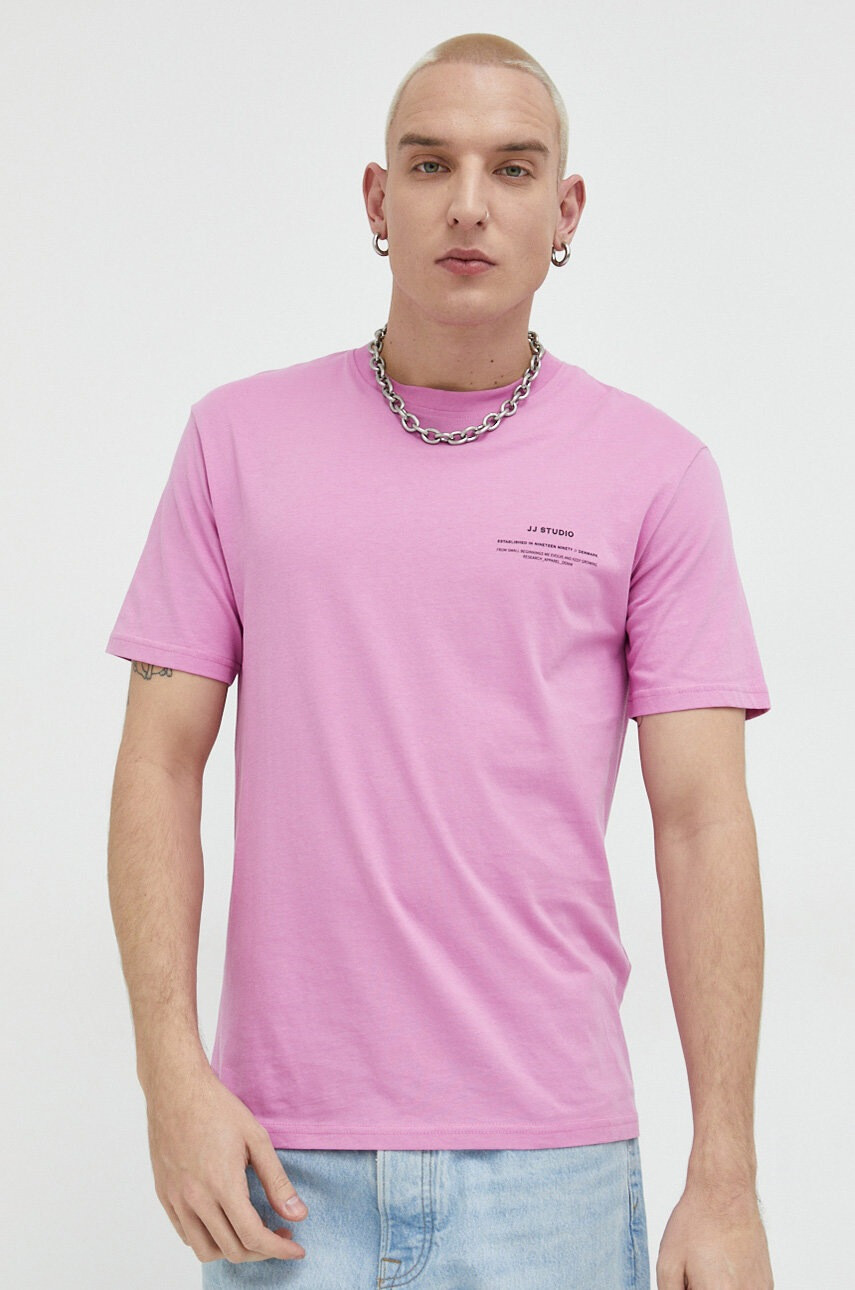 Jack & Jones Памучна тениска JJEFELIX - Pepit.bg