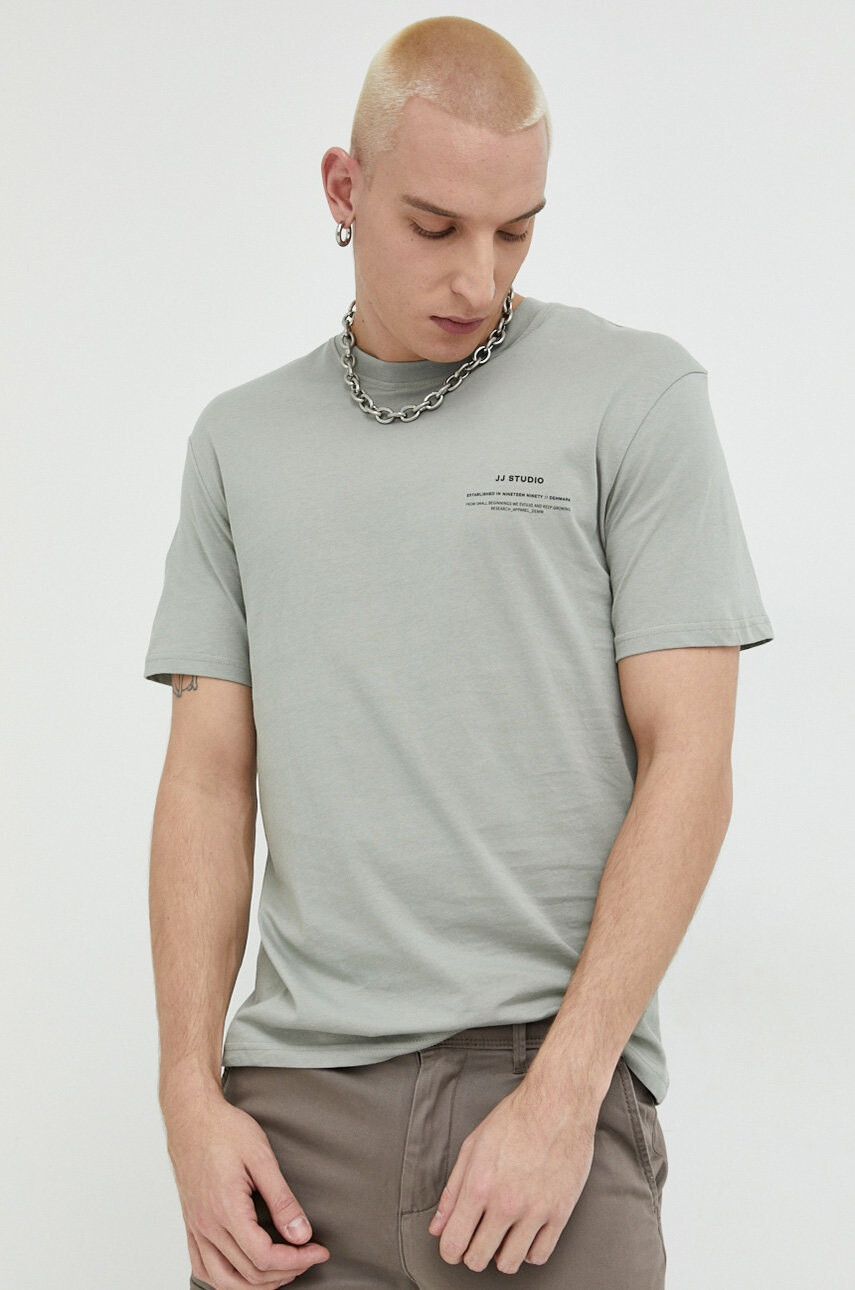 Jack & Jones Памучна тениска JJEFELIX - Pepit.bg