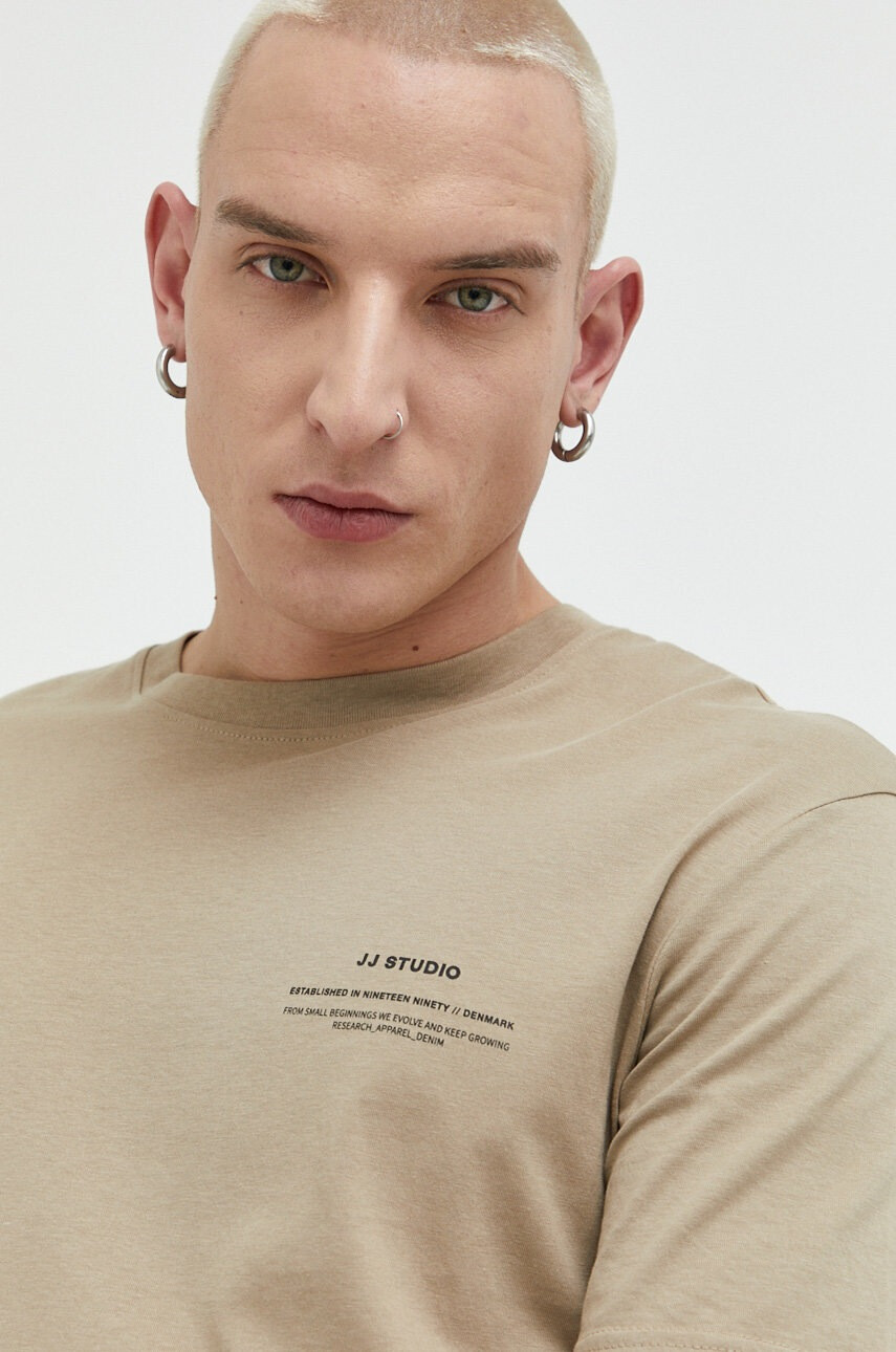 Jack & Jones Памучна тениска JJEFELIX - Pepit.bg
