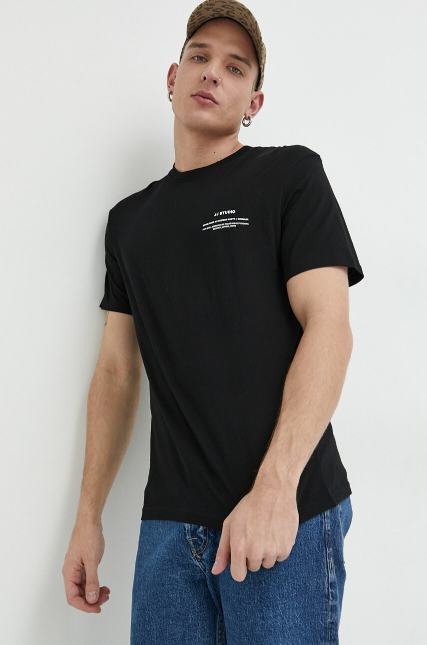 Jack & Jones Памучна тениска JJEFELIX - Pepit.bg