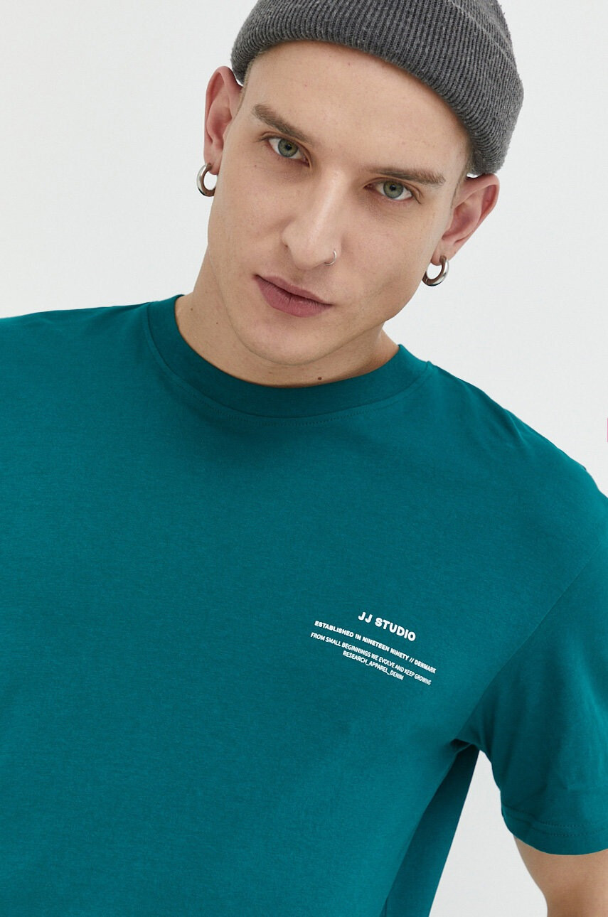 Jack & Jones Памучна тениска JJEFELIX - Pepit.bg