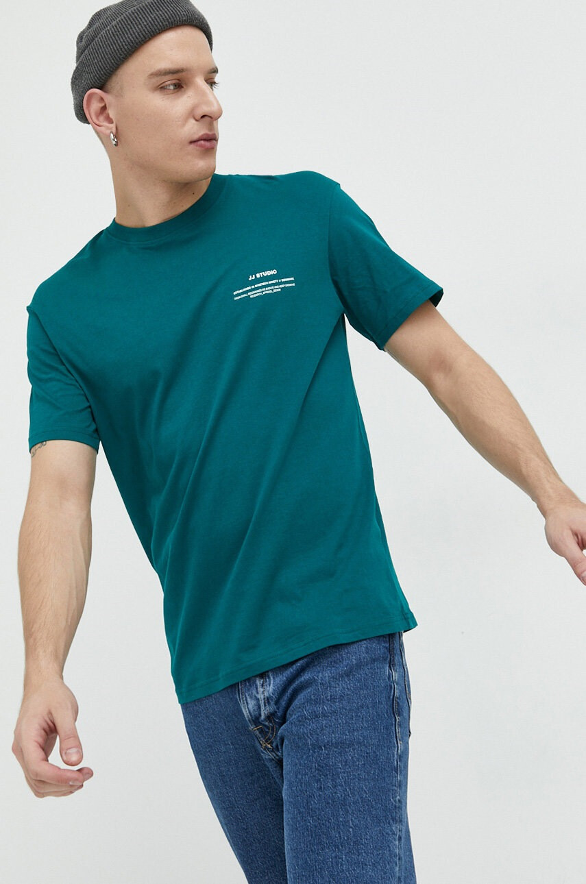 Jack & Jones Памучна тениска JJEFELIX - Pepit.bg