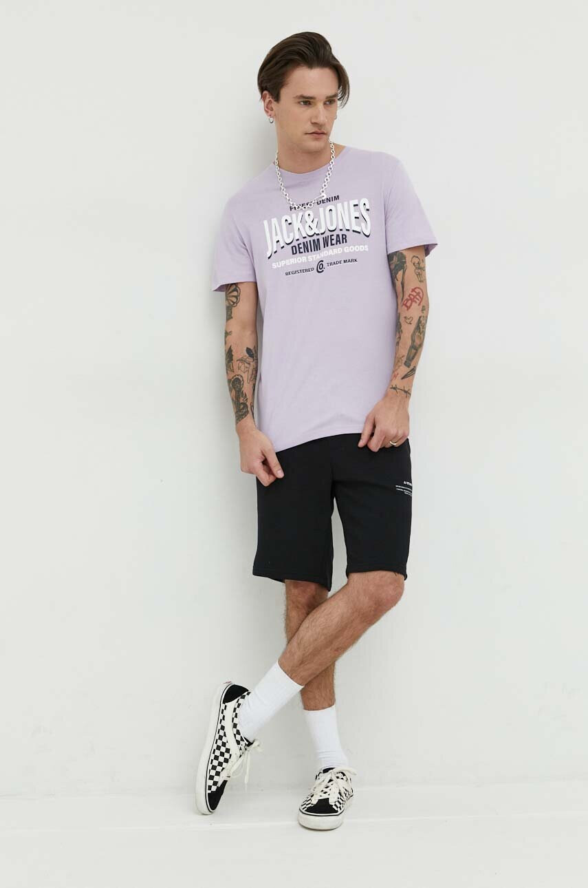 Jack & Jones Памучна тениска JJSTAR - Pepit.bg