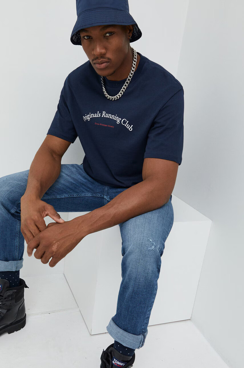 Jack & Jones Памучна тениска Jorbrink - Pepit.bg