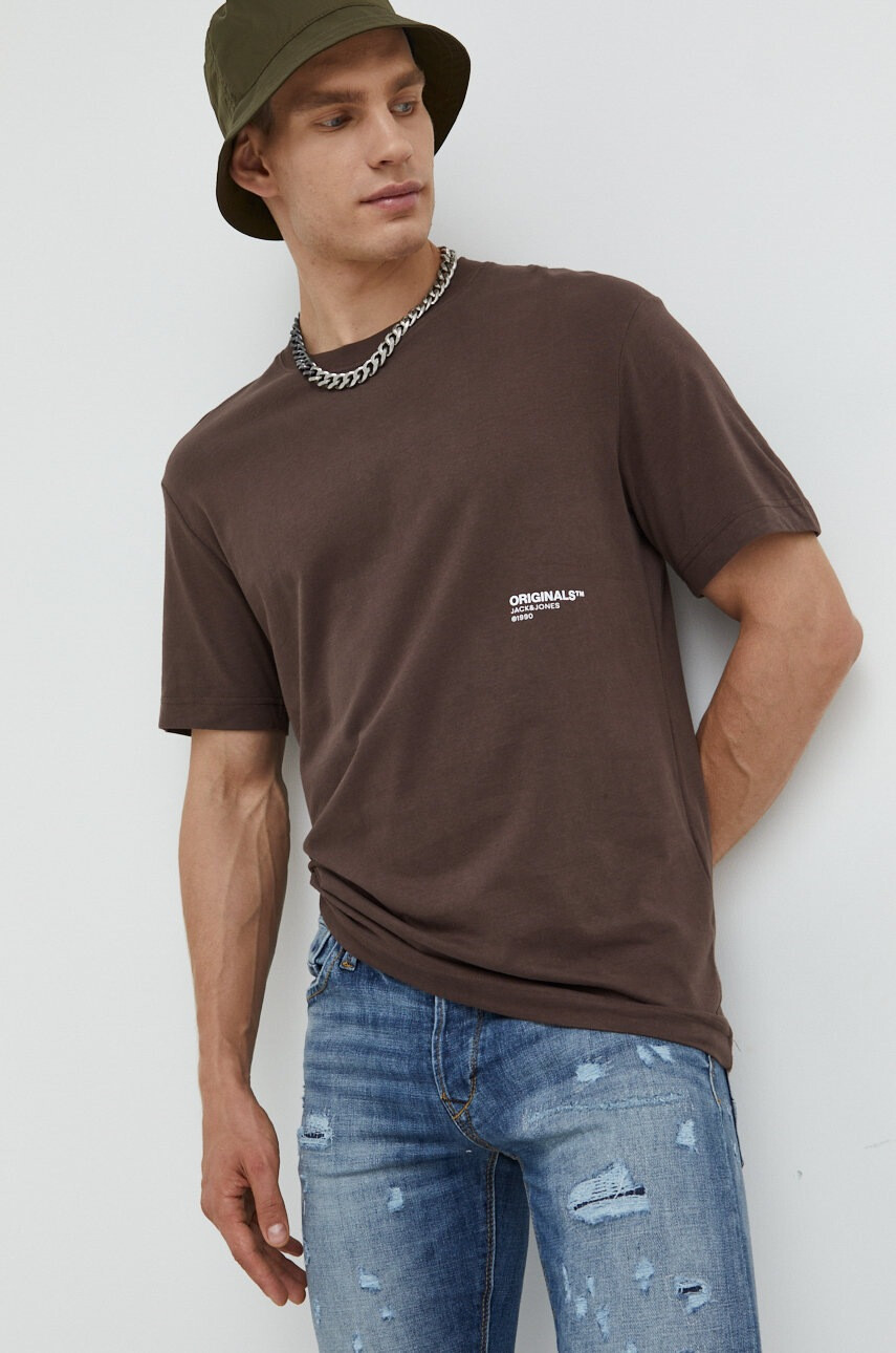 Jack & Jones Памучна тениска Jorclean - Pepit.bg