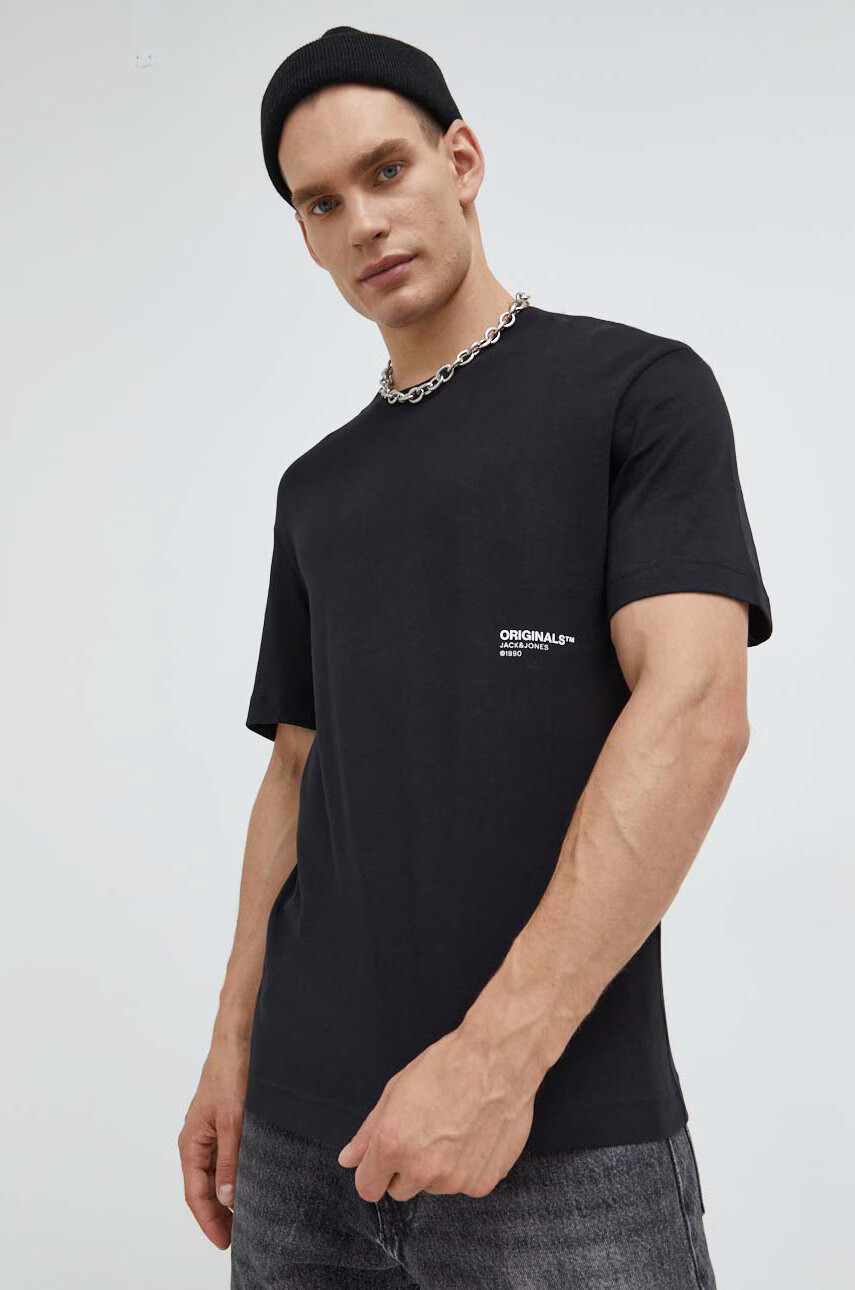 Jack & Jones Памучна тениска Jorclean - Pepit.bg