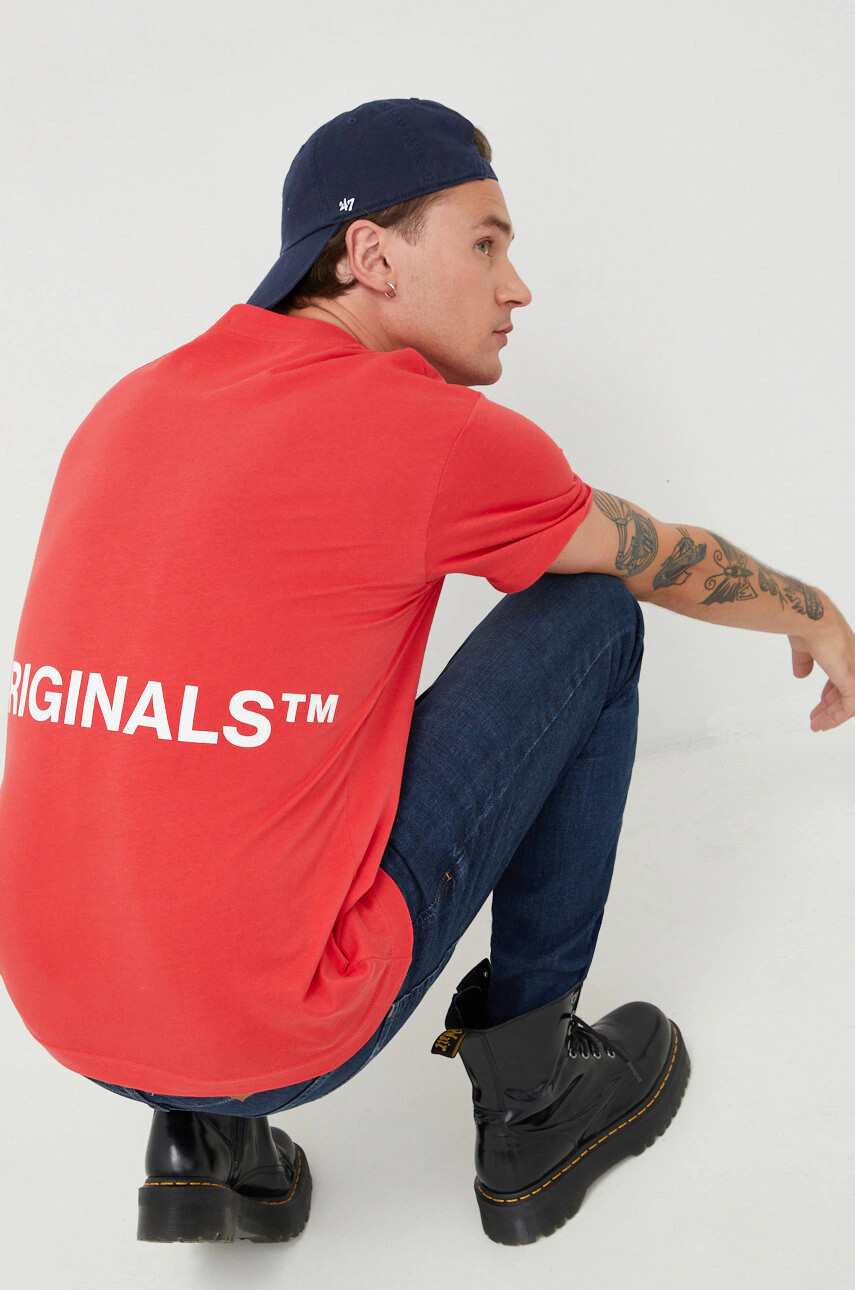 Jack & Jones Памучна тениска Jorclean - Pepit.bg