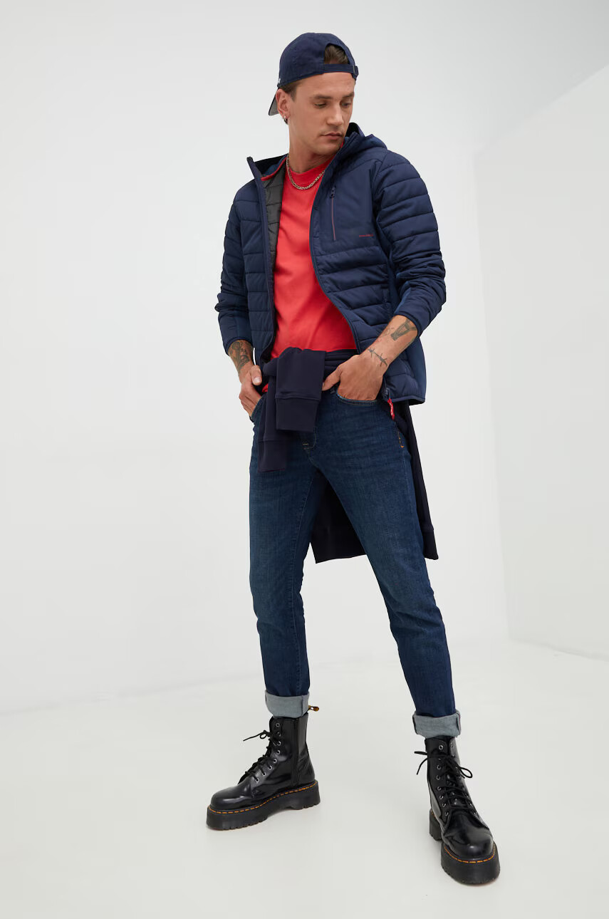 Jack & Jones Памучна тениска Jorclean - Pepit.bg