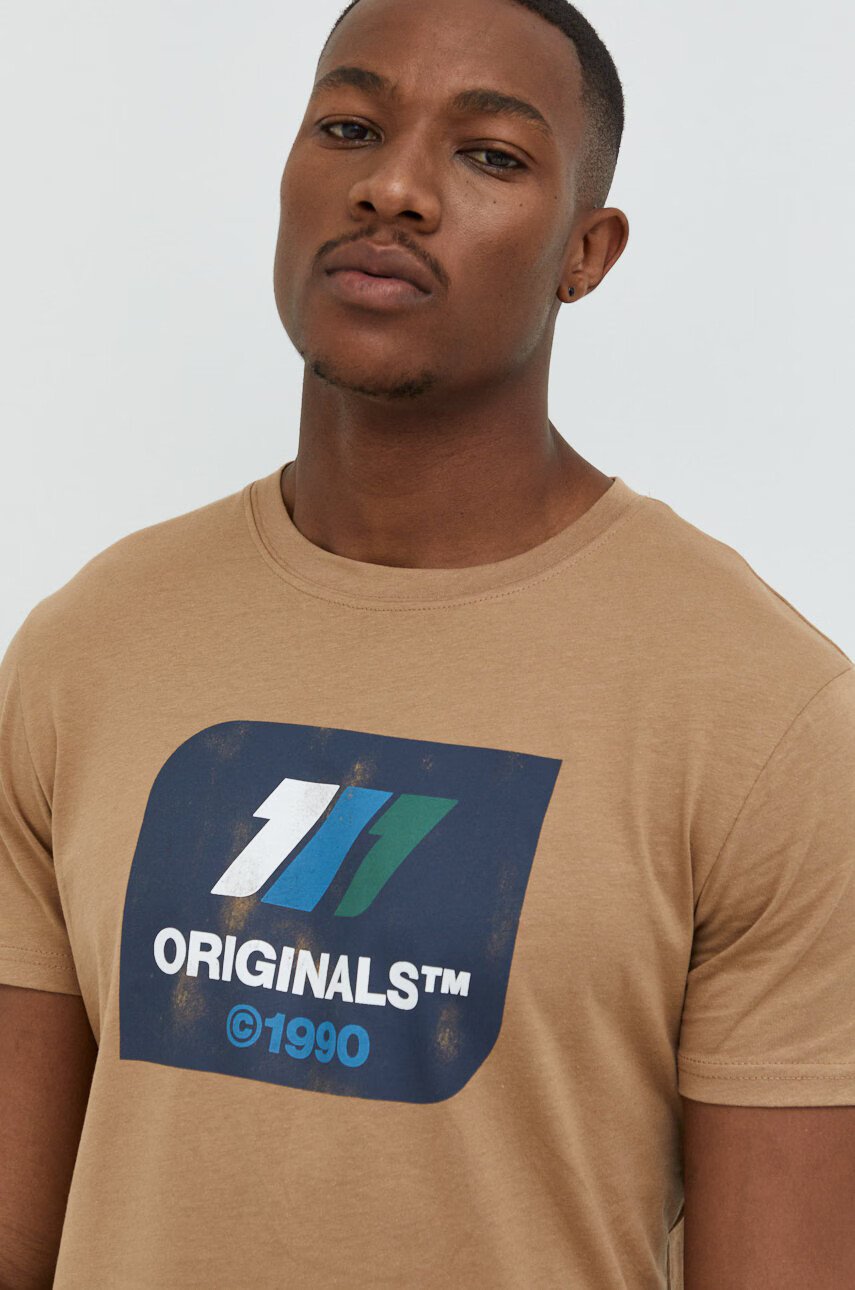 Jack & Jones Памучна тениска Jornate - Pepit.bg