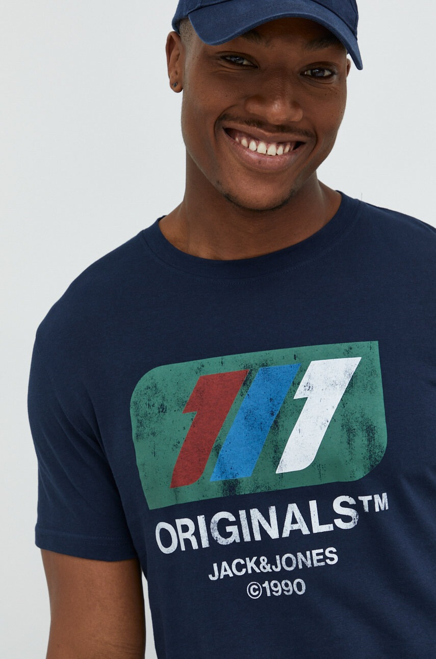 Jack & Jones Памучна тениска Jornate - Pepit.bg