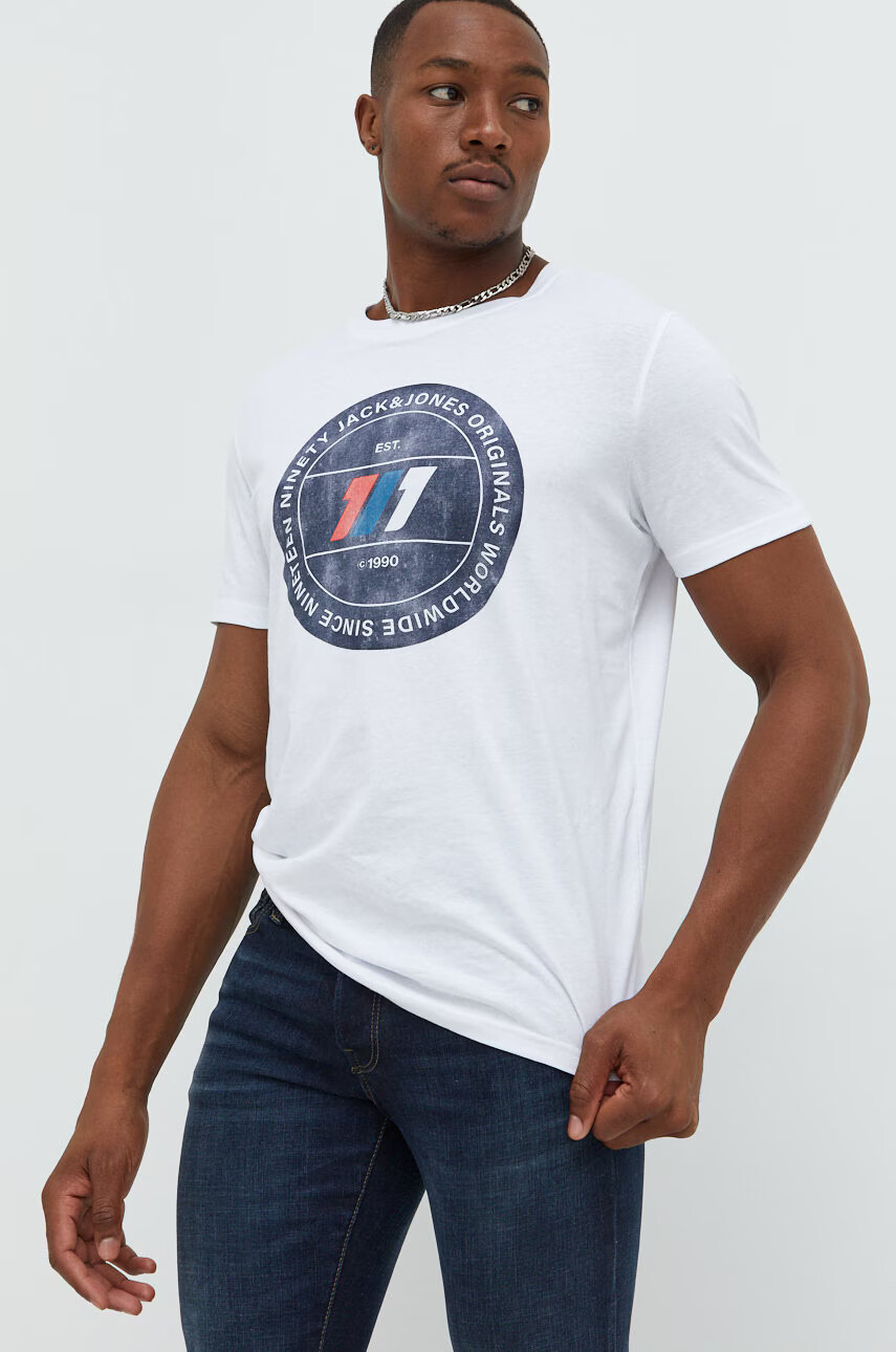 Jack & Jones Памучна тениска Jornate - Pepit.bg