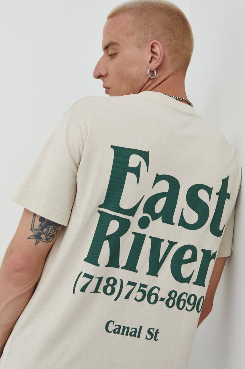 Jack & Jones Памучна тениска Jorriverside - Pepit.bg