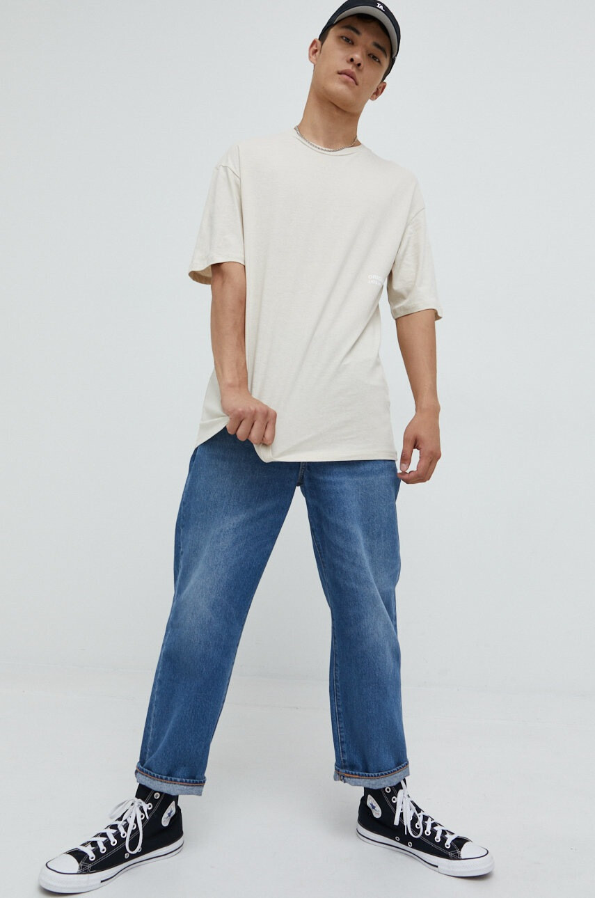 Jack & Jones Памучна тениска Jortypeback - Pepit.bg