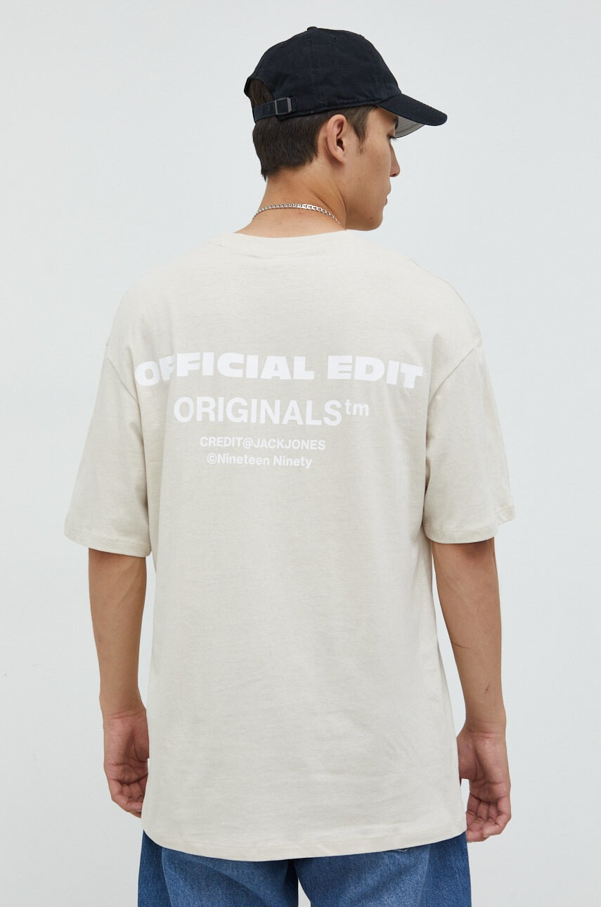 Jack & Jones Памучна тениска Jortypeback - Pepit.bg