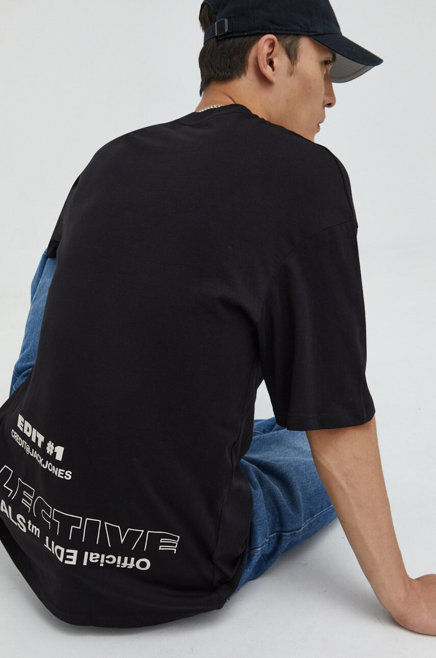 Jack & Jones Памучна тениска Jortypeback - Pepit.bg
