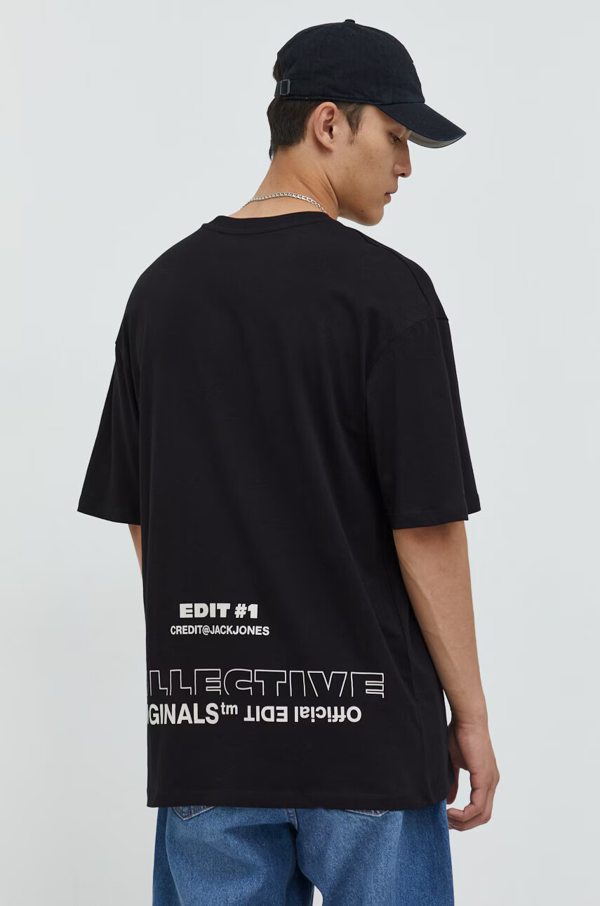 Jack & Jones Памучна тениска Jortypeback - Pepit.bg