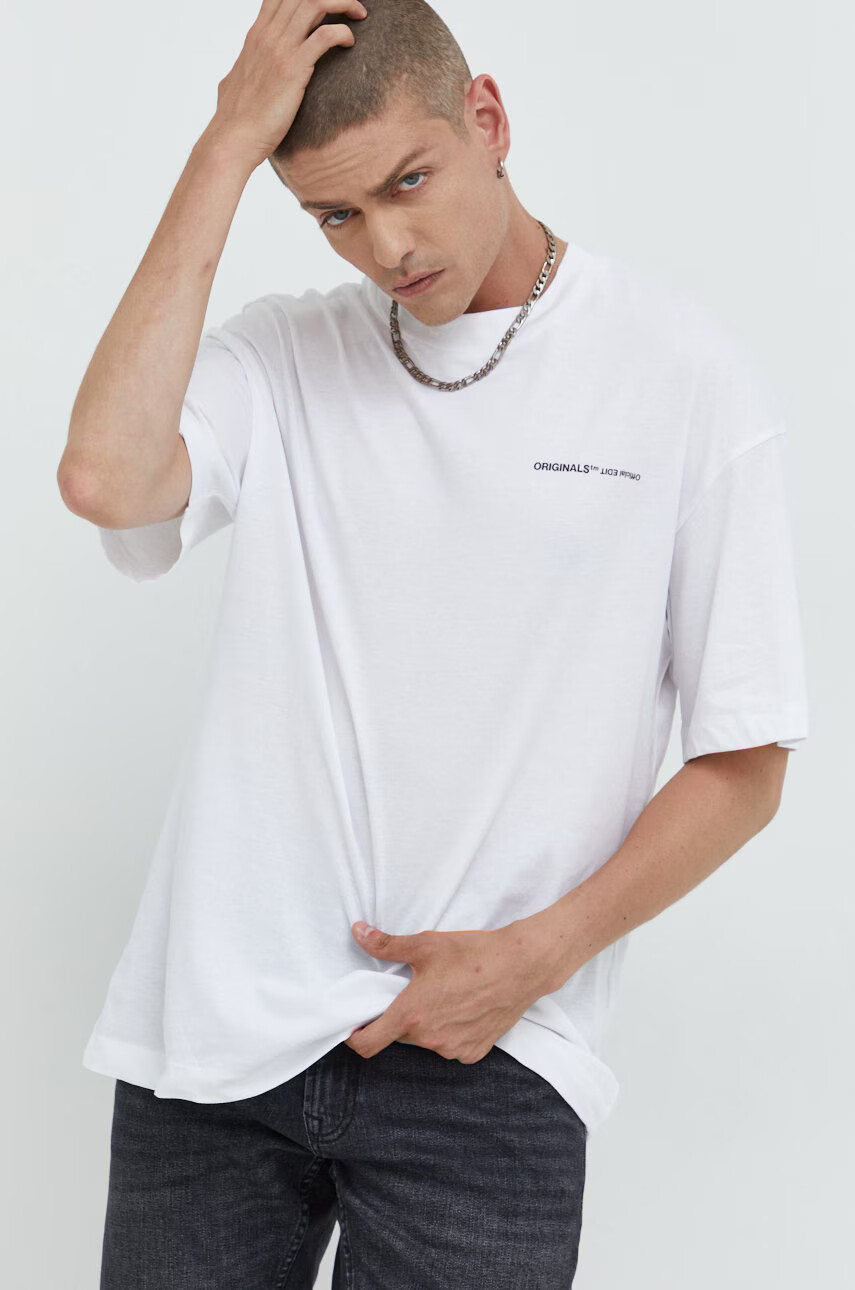 Jack & Jones Памучна тениска Jortypechest - Pepit.bg