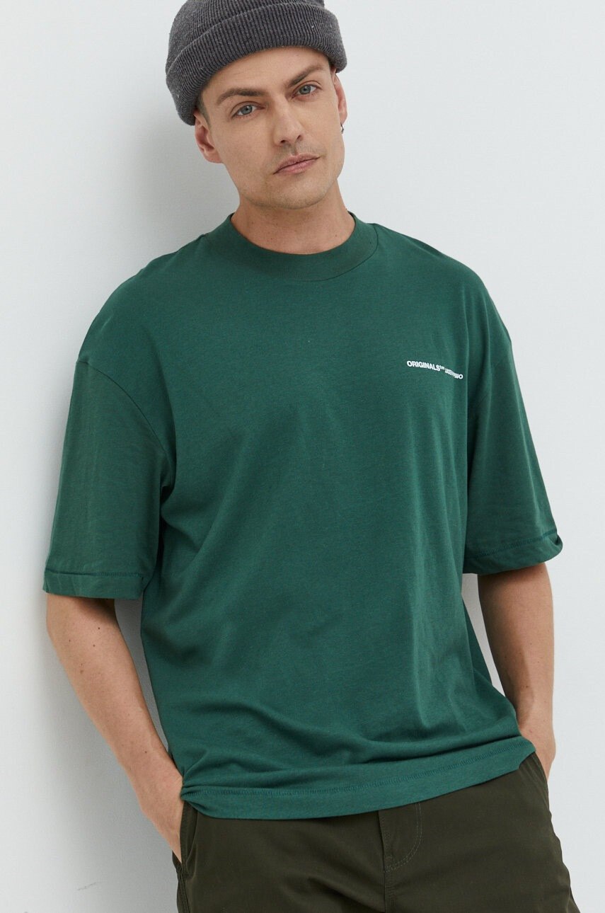 Jack & Jones Памучна тениска Jortypechest - Pepit.bg
