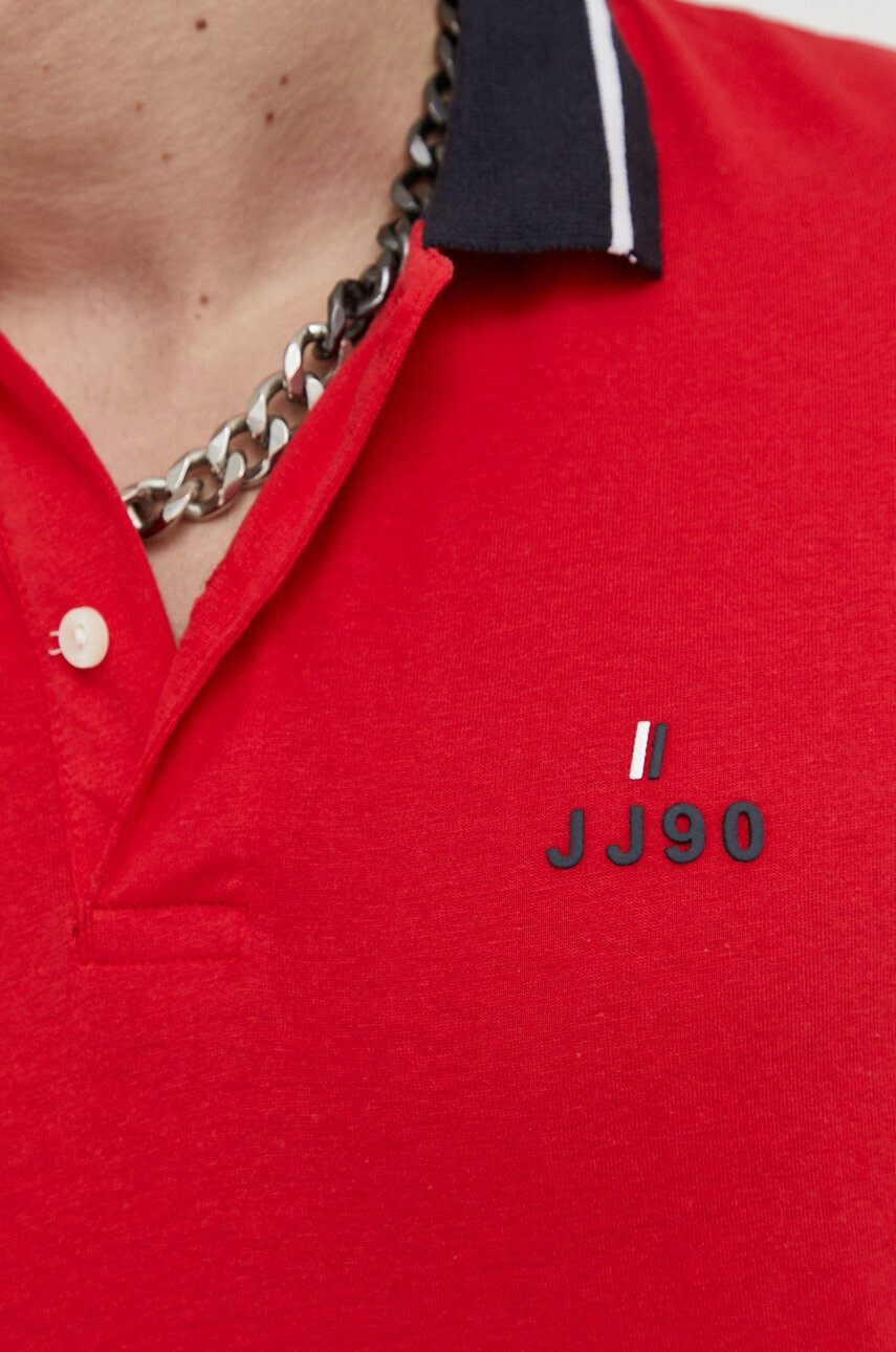 Jack & Jones Памучна тениска с яка JJEJOE - Pepit.bg