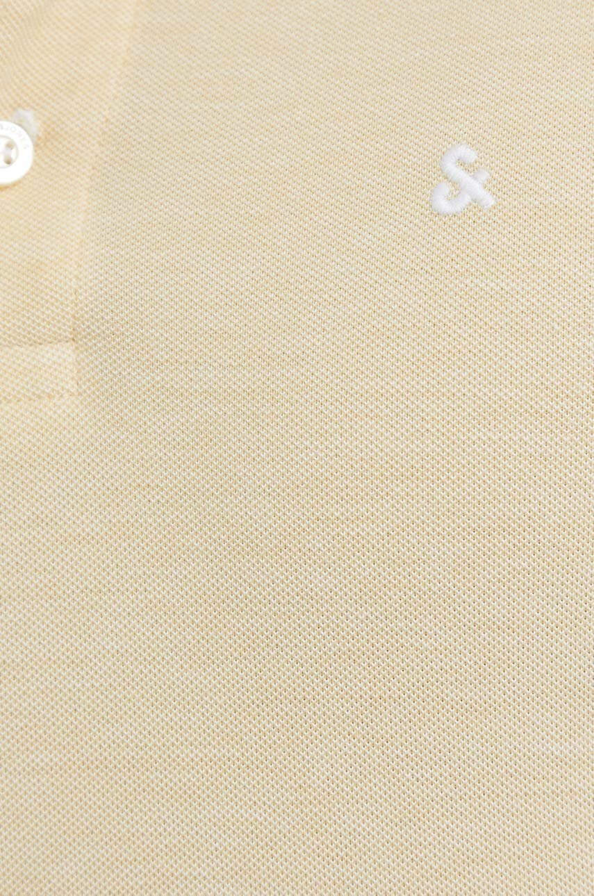 Jack & Jones Памучна тениска с яка JJEPAULOS - Pepit.bg