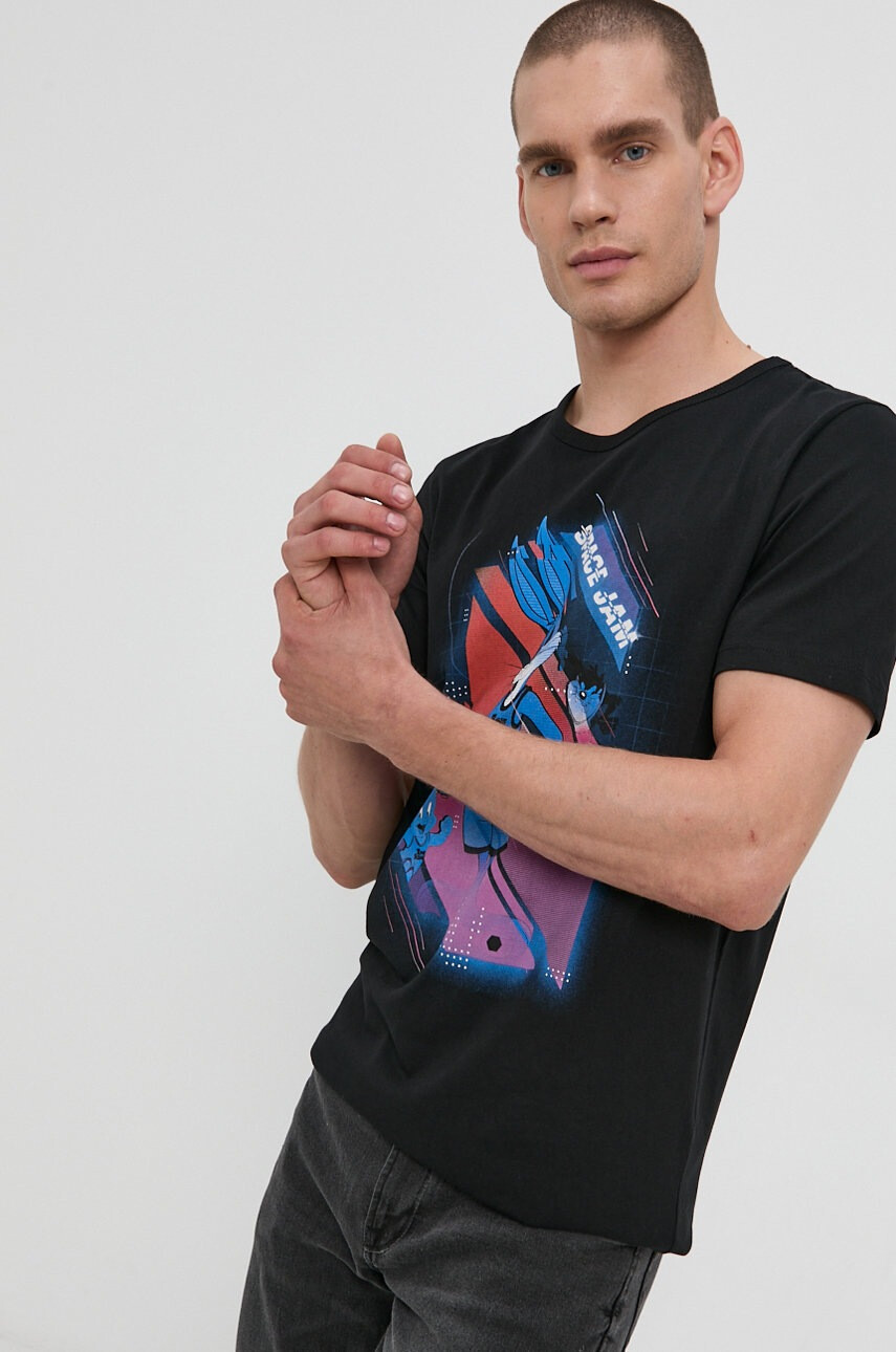 Jack & Jones Памучна тениска x Space Jam - Pepit.bg