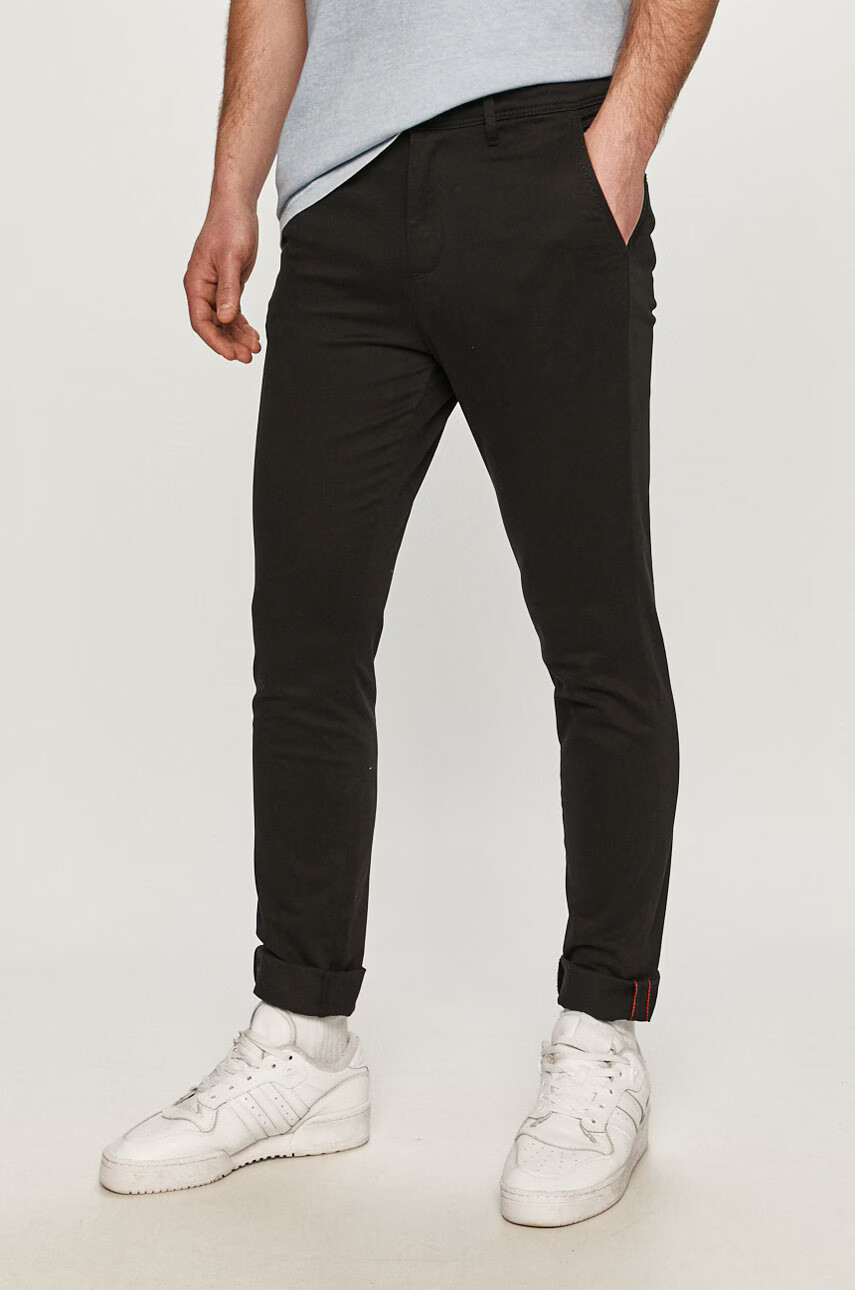 Jack & Jones Панталон мъжки в черно - Pepit.bg