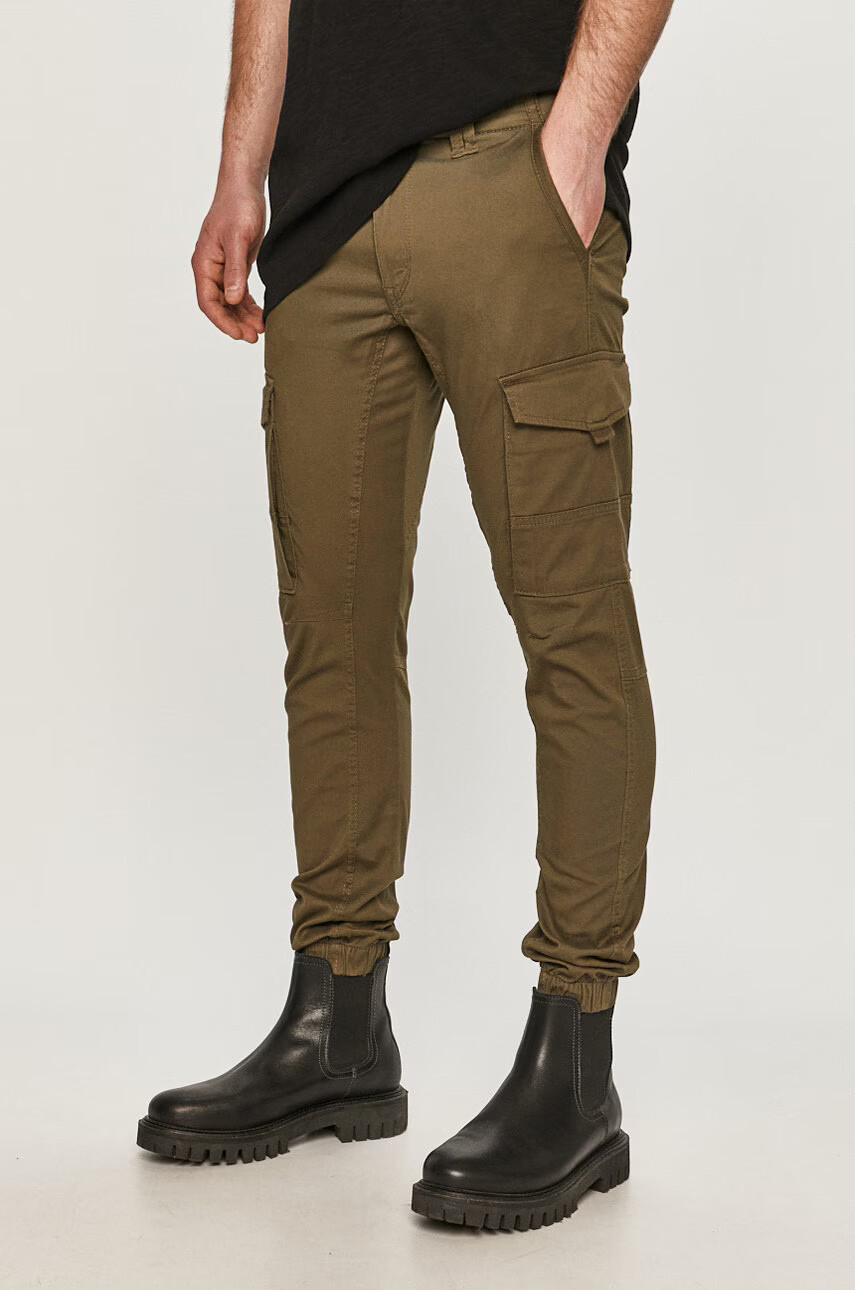Jack & Jones Панталон мъжки в зелено - Pepit.bg