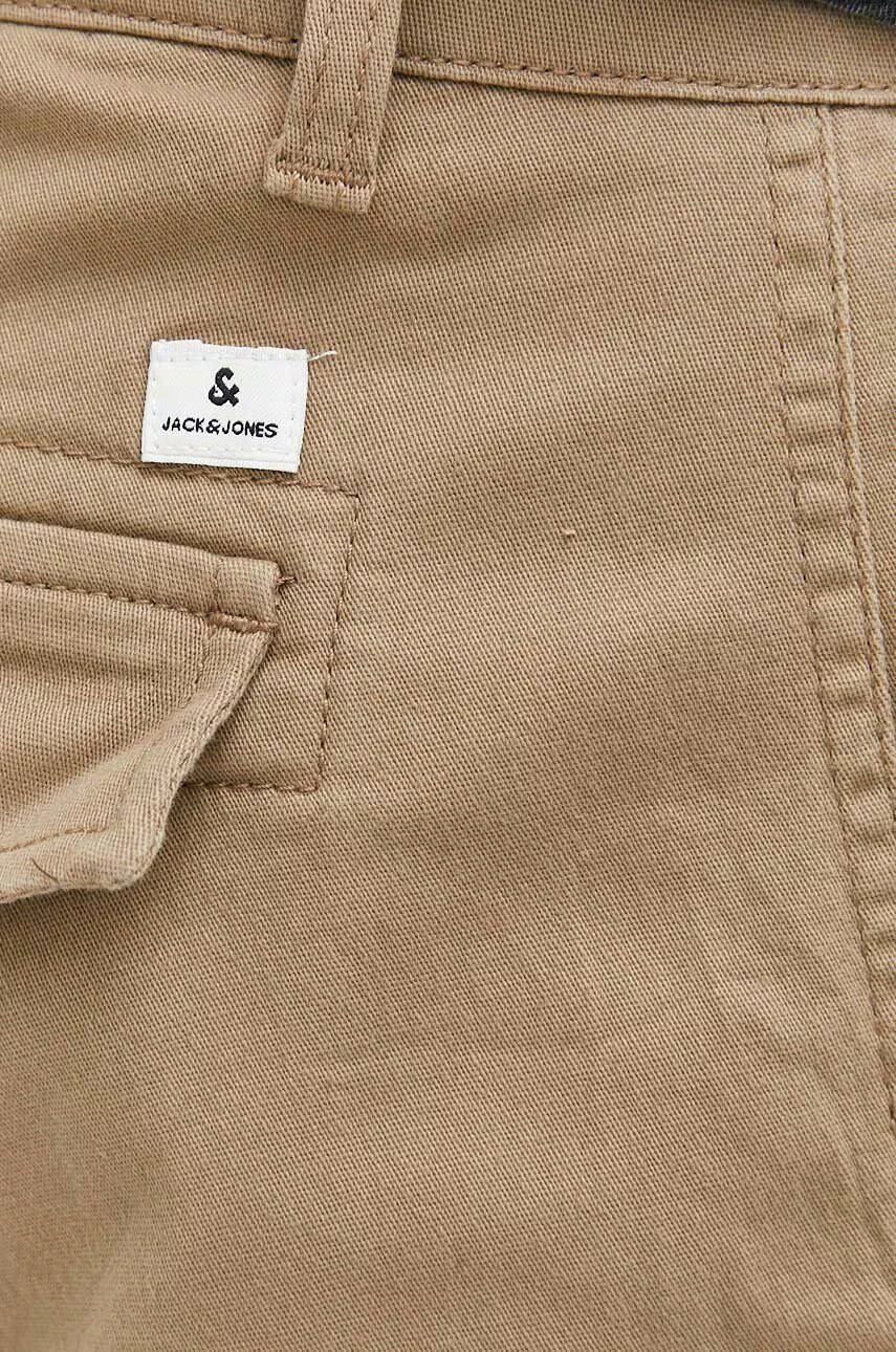 Jack & Jones Панталони в бежово с кройка тип карго - Pepit.bg