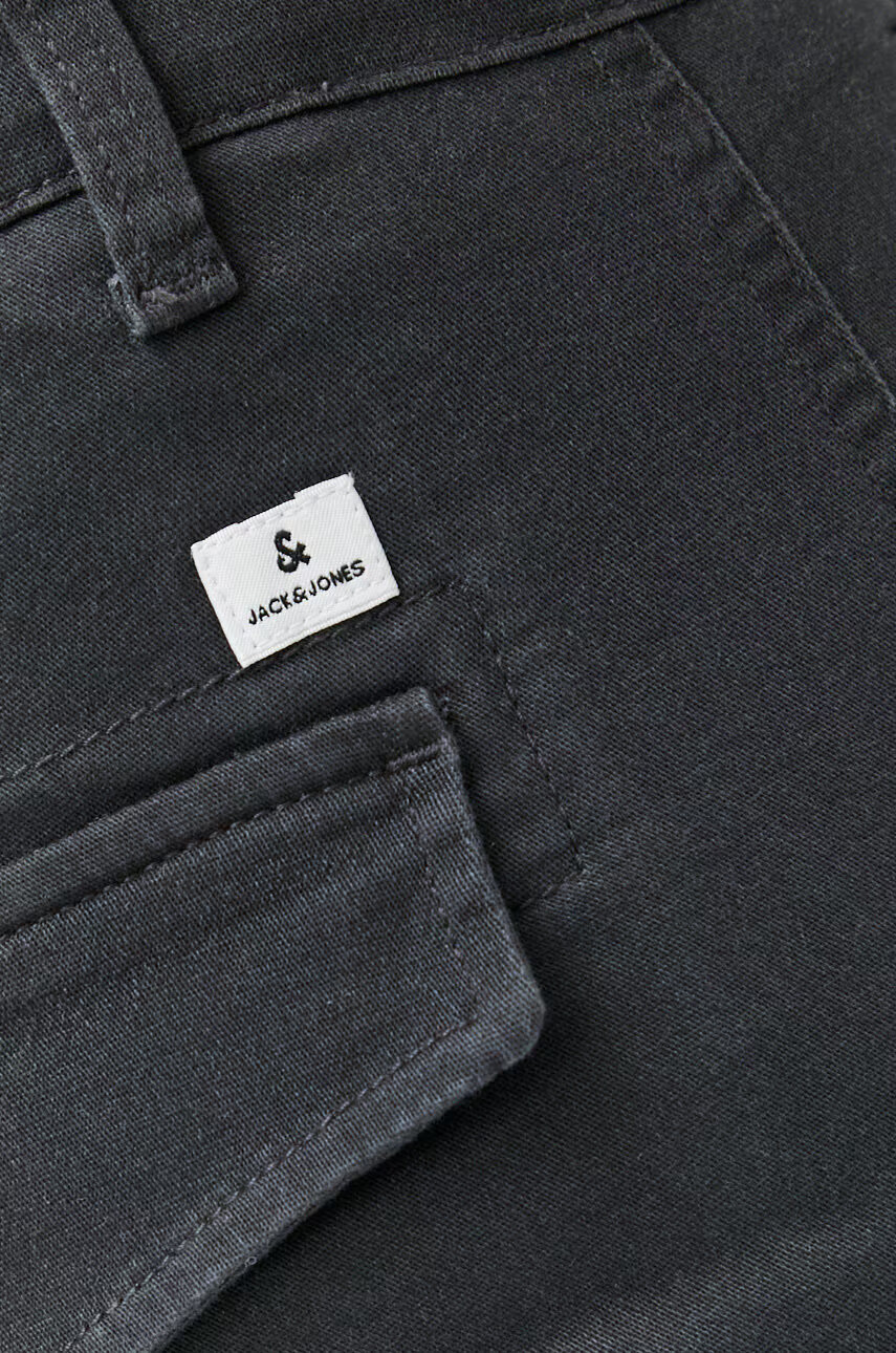 Jack & Jones Панталони в сиво с кройка тип карго - Pepit.bg