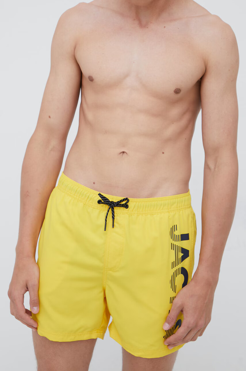 Jack & Jones Плувни шорти в жълто - Pepit.bg