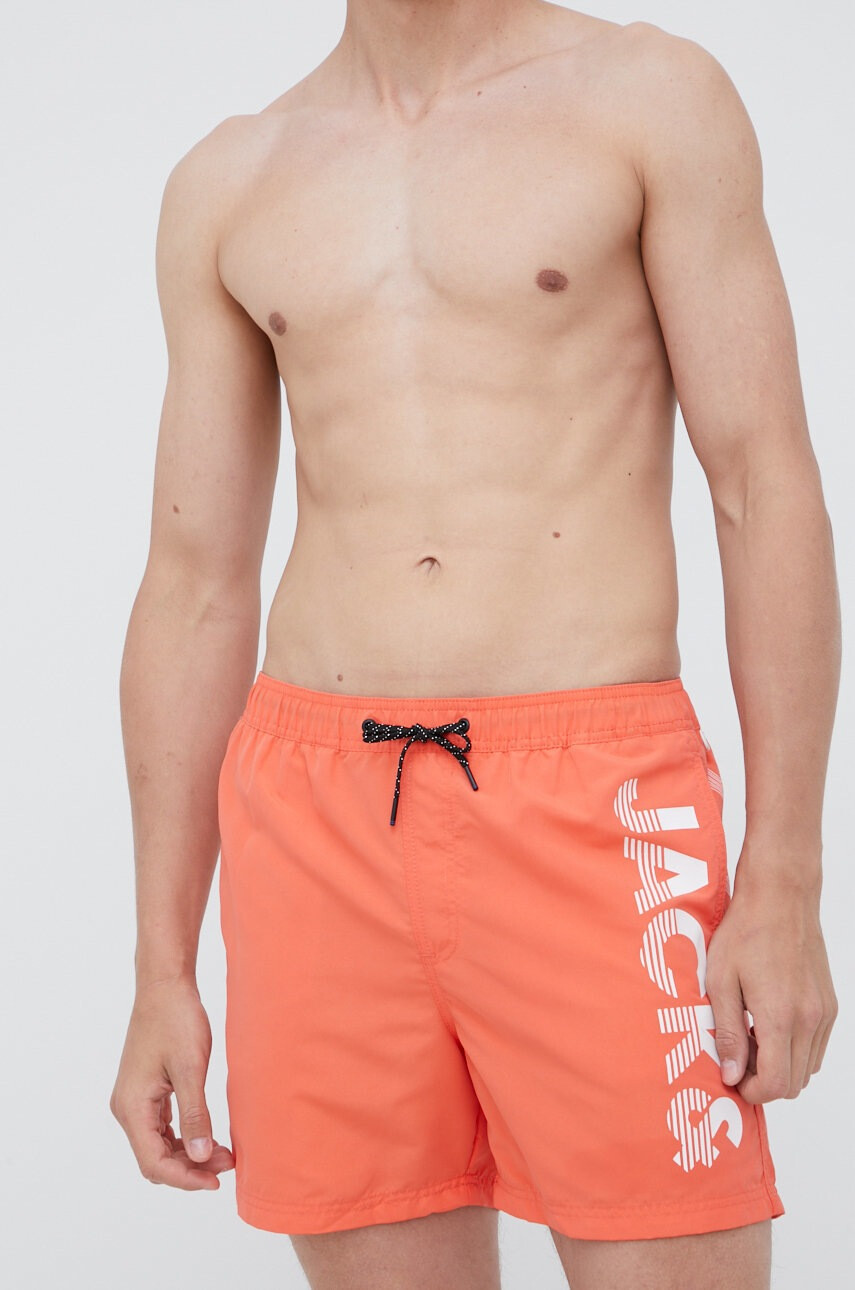 Jack & Jones Плувни шорти в оранжево - Pepit.bg