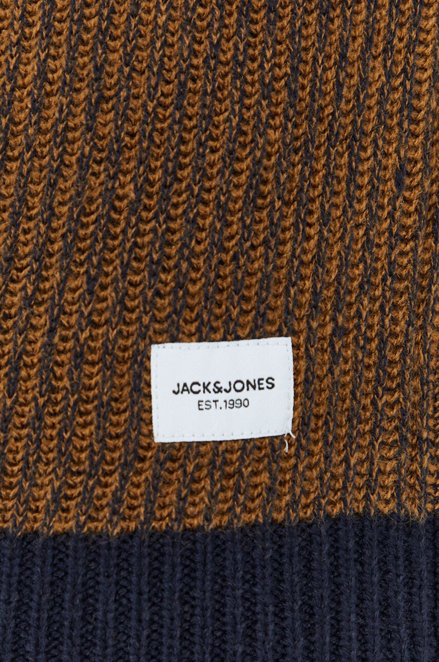 Jack & Jones Пуловер мъжки в кафяво - Pepit.bg