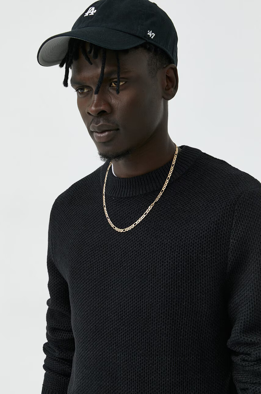 Jack & Jones Пуловер мъжки в бяло от лека материя - Pepit.bg