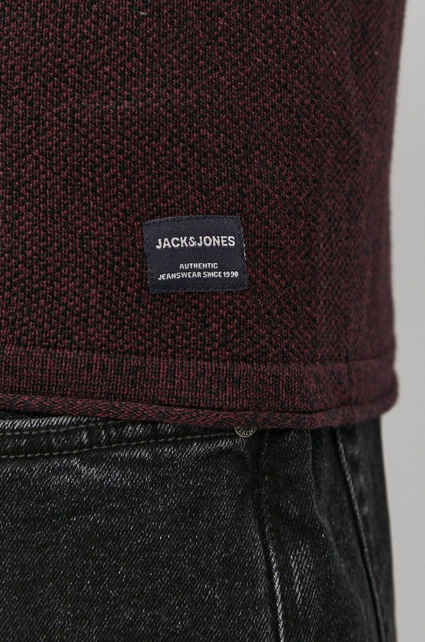 Jack & Jones Пуловер мъжки в лилаво от лека материя - Pepit.bg