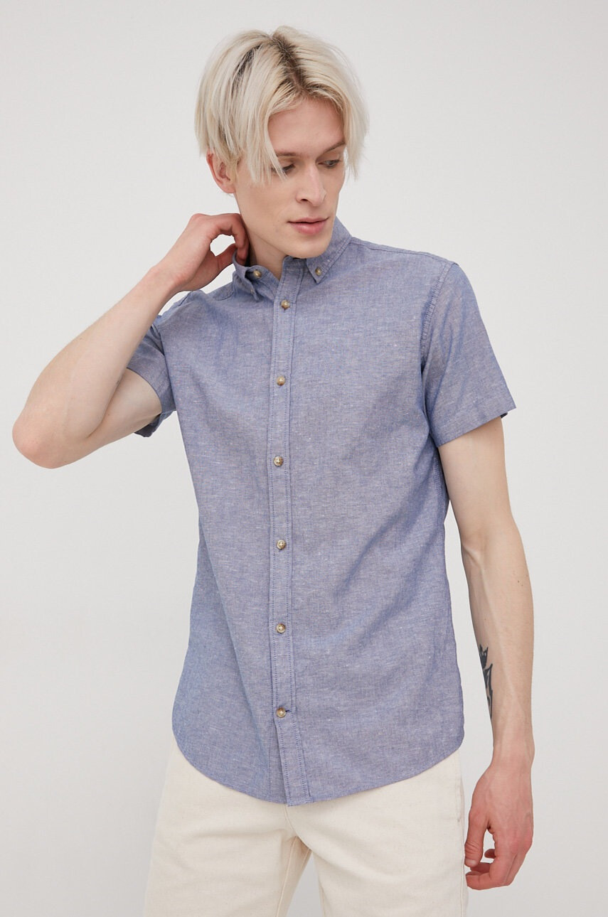 Jack & Jones Риза с лен - Pepit.bg