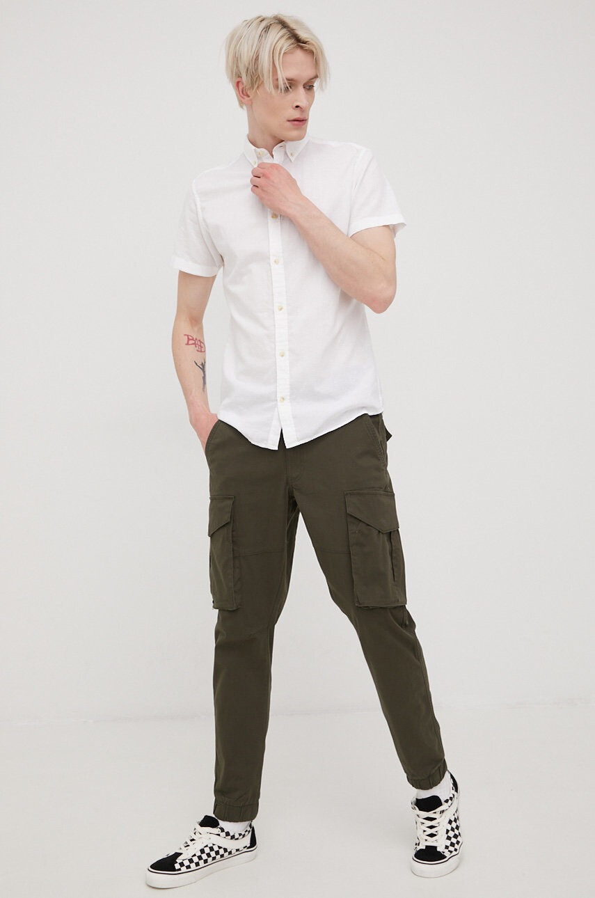 Jack & Jones Риза с лен - Pepit.bg