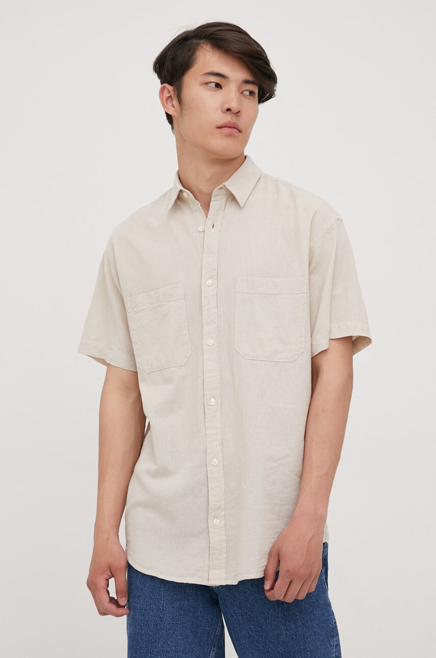 Jack & Jones Риза с лен - Pepit.bg
