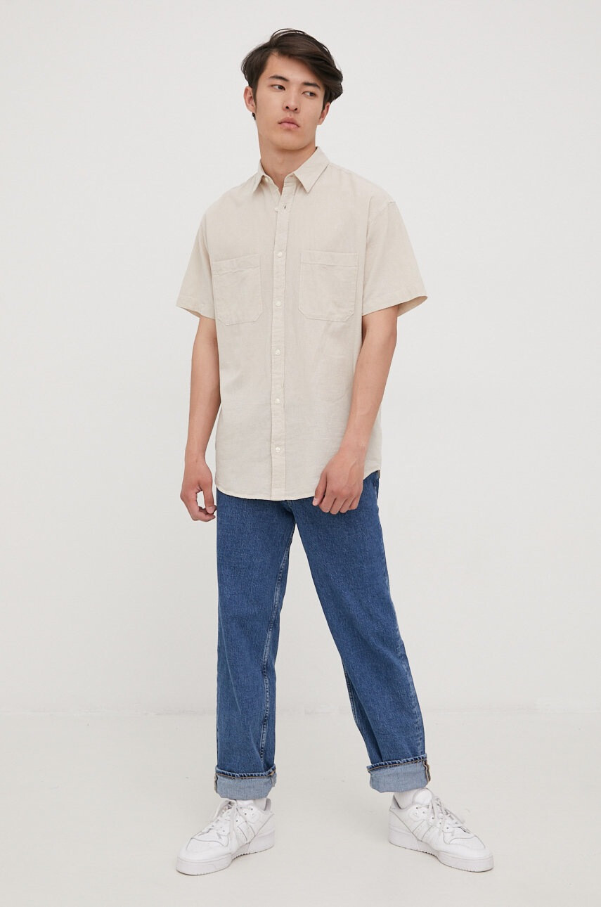 Jack & Jones Риза с лен - Pepit.bg