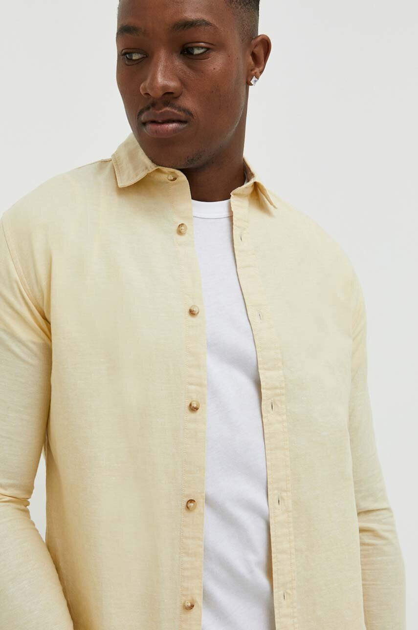 Jack & Jones Риза с лен JJESUMMER - Pepit.bg