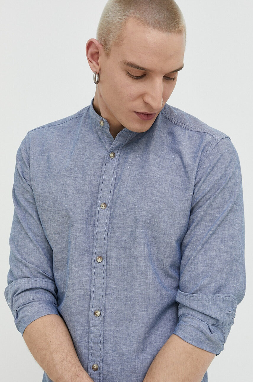 Jack & Jones Риза с лен JJESUMMER - Pepit.bg